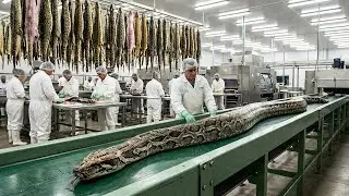 Inside the Python Farm &ndash; How Python leather to luxury Jacket (Industry Secrets)
