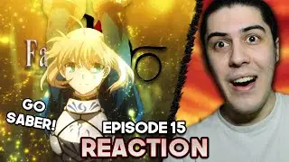 EXCALIBUR! - Fate/Zero (Dub) | Episode 15 Reaction