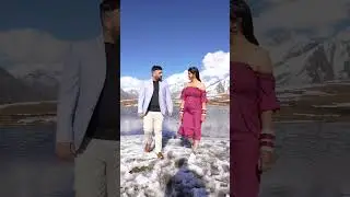 Post wedding shoot In Manali  call @ 7650878765 to book #bollywood #shorts
