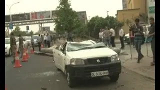 1 dies, 2 injured after hoarding collapsed due to strong wind in Noida sector 18