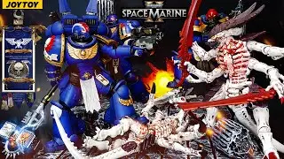 Unboxing Space Marines 2 - Joytoy Warhammer 40k - Ultramarines Titus SET