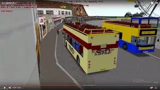 omsi 2 tour (1106) UK Scarborough 109 South Bay - North Bay @ Open Top Dennis ALX400 英國 斯卡布羅