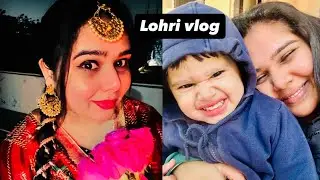 Lohri da vlog and Abhisha ki masti❤️