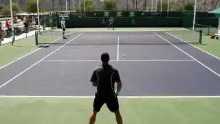 Steve Johnson Practice 2015 BNP Paribas Open Indian Wells