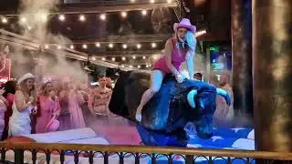 #viralvideo #like #funny #benidorm #Girls #Bull #riding #Amazing #mechanical Bull#part 142