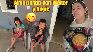 Walter y Angie nos acompañan a disfrutar un rico almuerzo😋👩🏻‍🍳Miren que rico todo😱
