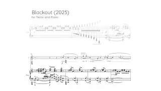 Blackout (2025) - Matthew Huang Mailman [Score Video]