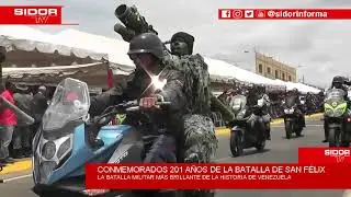 CONMEMORADOS 201 AÑOS DE LA BATALLA DE SAN  FÉLIX