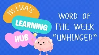 Word of the Week: Unhinged | Learn English Vocabulary in 60 Seconds!