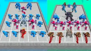 Merge Craft Robot Monster, Merge War, Fusion Battle New 2025 Gameplay