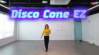 [초급] Disco Cone EZ Linedance | Beginner | 디스코 콘 이지 라인댄스 | Rebecca Lee 작품 👍 | 초급수업 강추 💃 