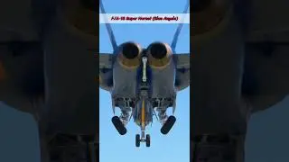 Blue Angels F/A-18 Super Hornet | Stunning Close-Up Gear Retraction!