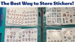 Unveiling My Planner Sticker Collection Storage