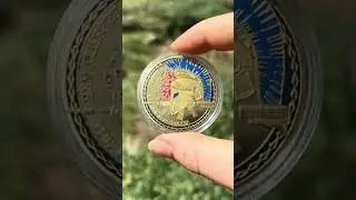 United States Police Thin Blue Line Prayer Warrior Gold Plated Coin