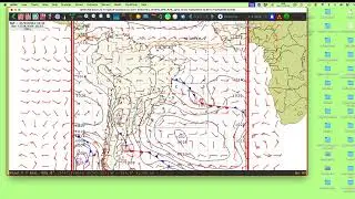Viewing South Atlantic Graphic Analysis Map in qtVlm