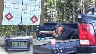 Savage 12fv .223 75gr ELD Satterlee Ladder Test - Magnetospeed - Load Developmenting