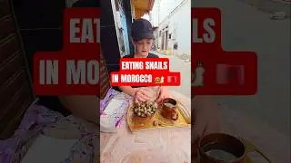 Have you tried eating snails? Would you try them? #fyp #viral #morocco #food #snails