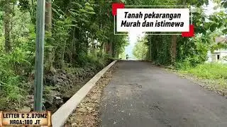 Tanah pekarangan nempel aspal kabupaten dijual murah sekali