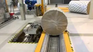 Combipack Palettenwickler C5 Verpackung von Papierrollen