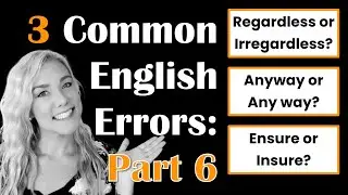 3 Common Grammar Mistakes in English with QUIZ | PART 6