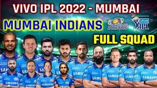Mumbai indians 2022 squad | MI all 25 players full list | mumbai indians Squad after auction 2022
