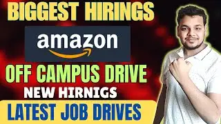 Amazon Direct Hiring , Verinite | Off Campus Drive | 2026, 2025, 2024 Batch Hiring | Fresher Jobs