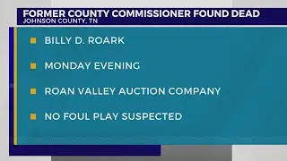 Authorities investigating death of former Johnson County commissioner