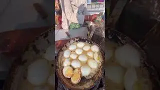 Boiled Egg Fry on Street Style #shorts
