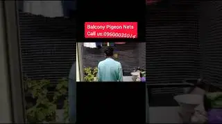 #Balcony Pigeon Nets Installation | Best Bird Control Solution | YPL Safety Nets