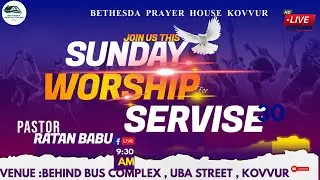 SUNDAY WORSHIP SERVICE, BETHESDA PRAYER HOUSE, KOVVUR, 29-03-2025