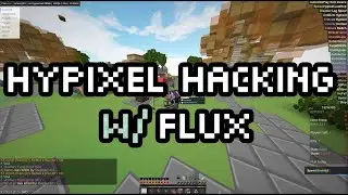 hacking on hypixel w/Flux b26.1 | Insane hypixel bypass