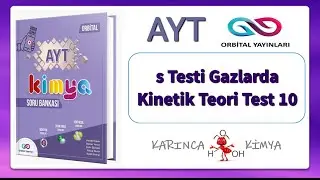 Orbital Yayınları AYT Kimya Soru Bankası s Testi Gazlarda Kinetik Teori Test 10