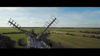 Aerial views of the Broads National Park | 1080p