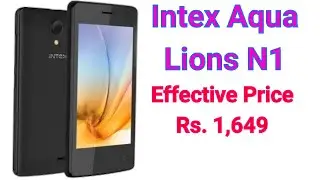 Intex Aqua Lions N1 Full Specifications || My Opinion