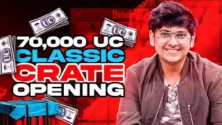 MY LAST EVER 70000 UC CLASSIC CRATE OPENING |@8bitthug Sponsored coz we broke records | MortalArmy