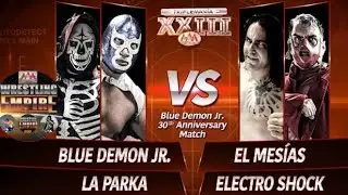 WR3D EMPIRE LA PARKA Y BLUE DEMON CONTRA EL MESÍAS Y ELECTROSHOK