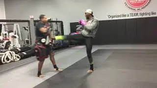 Q6 Fight | Dwight Training with Marcel Swift Stamps