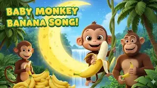 Banana Monkey Doo-Doo-Doo! | Fun Kids Dance Song & Cartoon for Children
