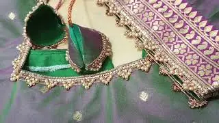 Simple lace work Saree Blouse by Manju Tailoring Sungai Petani ,KEDAH.