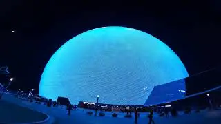 Outside Sphere Las Vegas after #u2 Live 2023