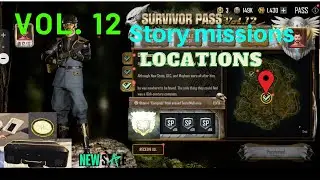 Pubg New State - Vol. 12 story missions ALL LOCATIONS