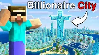 I Built a BILLIONAIRE CITY in Minecraft 😱💎 | Richest City Ever! 