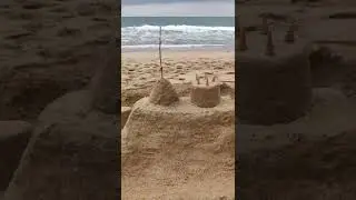 How to build Sand Castle in #Goa #sandcastles #travelvideos #beachlife #beach #castle