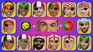 خمن اللاعب من خلال الأغنية والاعين والنادي والجنسيه ؟ 🤔⁉️ رونالدو، ميسي، نيما