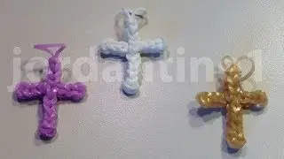 Новый мини-крестик - Пасхальное Рождество - Rainbow Loom