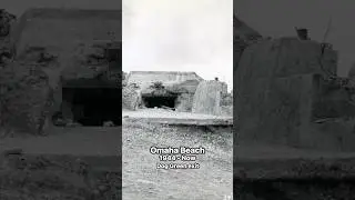 Omaha Beach, 1944 - Now: Dog Green exit #history #ww2 #dday #army #historia