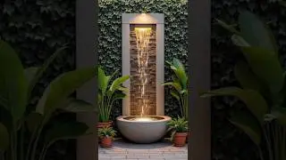 outdoor wall fountain #trending #ytshorts #youtubeshorts #shorts #home
