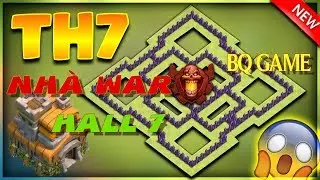 New INSANE TH7 TROPHY Base Design 2017!! COC BEST Town Hall 7 (TH7) Trophy Defence - Clash of Clans