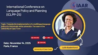 IAAR - Implementing a Multilingual Language Policy at a Historically White University
