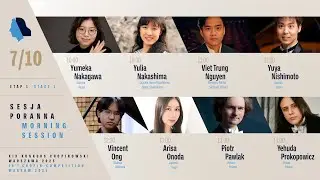 The 19th International Fryderyk Chopin Piano Competition (morning session), 7.10.2025